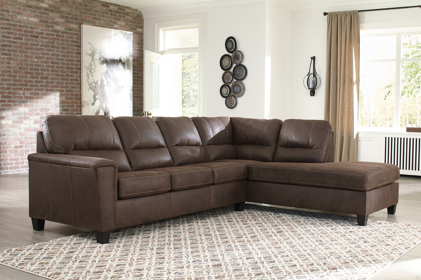 Navi 2-Piece Sleeper Sectional with Chaise